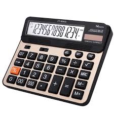 Calculadora de Escritorio Philley con Pantalla LCD de 14 Dígitos