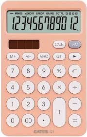 Calculadora Solar de Escritorio con Doble Alimentación