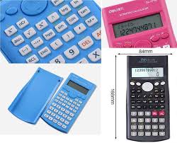 Calculadora Científica Compacta con Tapa Negra