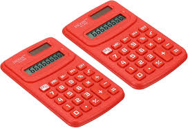 Mini Calculadora Solar PATIKIL - Paquete de 2