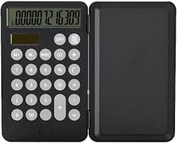 Calculadora de 12 Dígitos con Tapa para Tableta