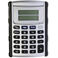 Calculadora Doble Pantalla Grande con Tapa Móvil