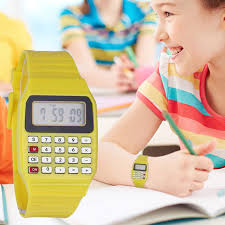 Reloj Silicona con Calculadora