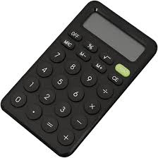 Mini Calculadora Infantil Negra - Ideal para Jardín y Primaria