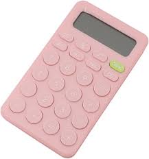Mini Calculadora Rosa para Niños - Ideal para Jardín y Primaria