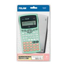 Calculadora Científica Milan M240 Turquesa - 240 Funciones