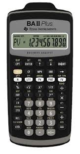 Calculadora Financiera BAII PLUS de Texas Instruments - Negra
