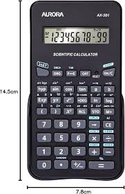 Aurora AX-501: Calculadora Científica Negra