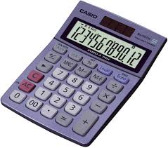 Calculadora Básica CASIO MS-100TER - Compacta y Azul
