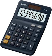 Calculadora Básica Casio MS-100BM Plata
