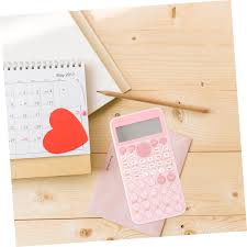 Calculadora Electrónica Rosa Multifuncional
