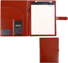 Portafolio A4 con Calculadora y Organizador de Documentos