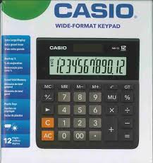 Calculadora Casio LCD Blanca y Negra 222688