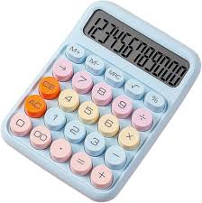 Calculadora Rosa HUIOP: Linda y Práctica con Pantalla Grande