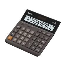 Calculadora de Mesa CASIO DH-12BK con Pantalla de 12 Dígitos