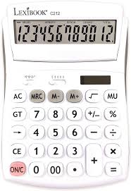 Calculadora de Sobremesa Lexibook de 12 Dígitos