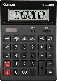 Calculadora de Sobremesa Canon AS-2400 Negra