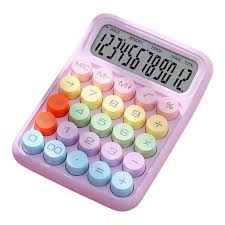 Calculadora Mecánica Retro con Pantalla Grande