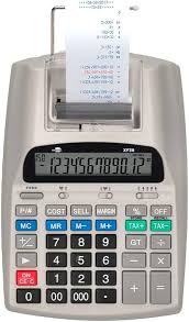 Calculadora Impresora Bicolor 12 Dígitos 57 mm