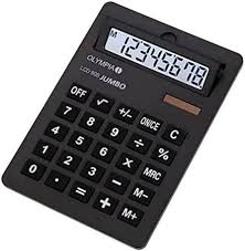 Calculadora de Bolsillo Olympia LCD Negra