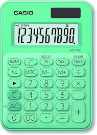 Calculadora Casio MS-7UC-GN Verde