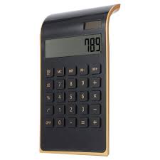 Calculadora Solar Ultrafina 10 Dígitos con Pantalla Inclinable