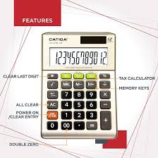 Calculadora CATIGA CD-2738-12T: Funciones Estándar Esenciales