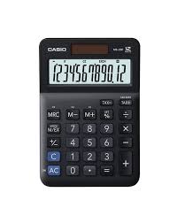 Calculadora Casio MS-20F: 12 Dígitos y Cálculo de Impuestos