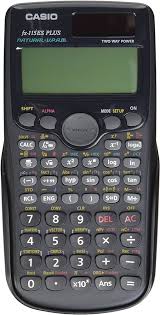 Calculadora Científica Casio FX115ESP-BK con Pantalla Negra