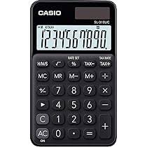 Calculadora Casio SL-310UC-BK Negra Compacta